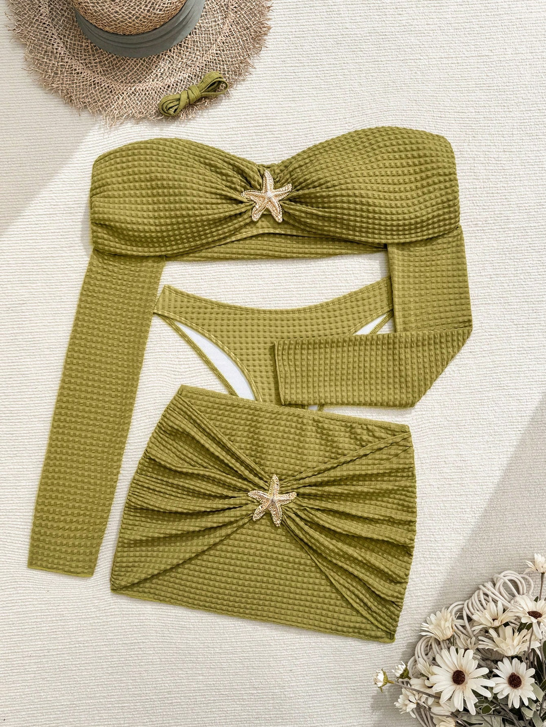 Set bikini SHEIN, verde