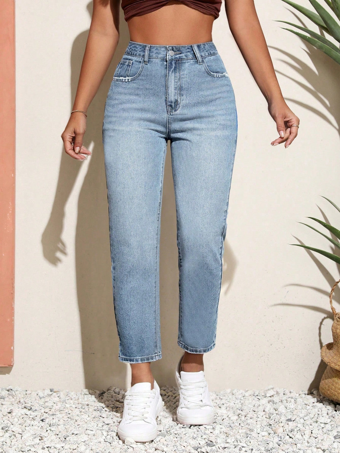 Jeans SHEIN, albastru