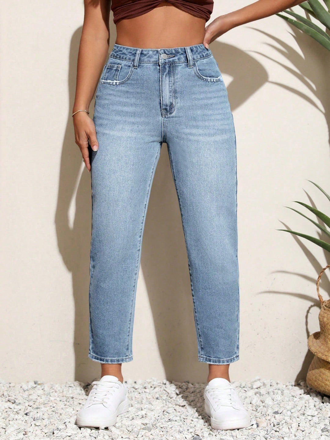 Jeans SHEIN, albastru