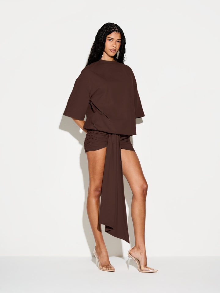 Rochie mini SHEIN, maro