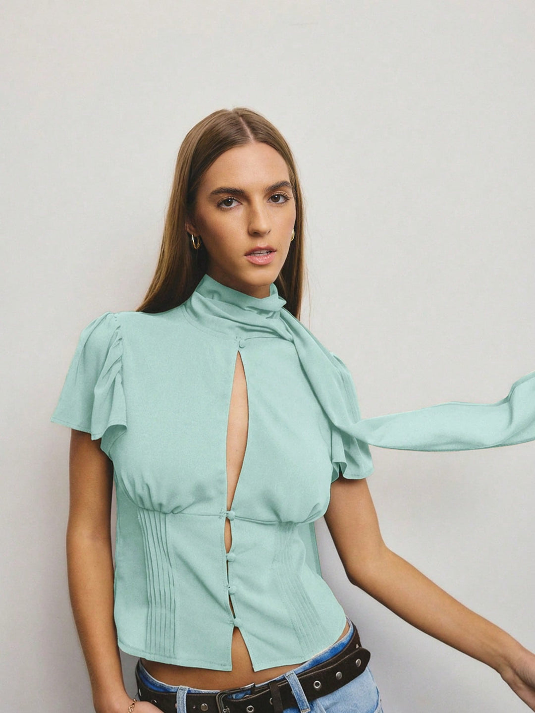 Bluza SHEIN, verde