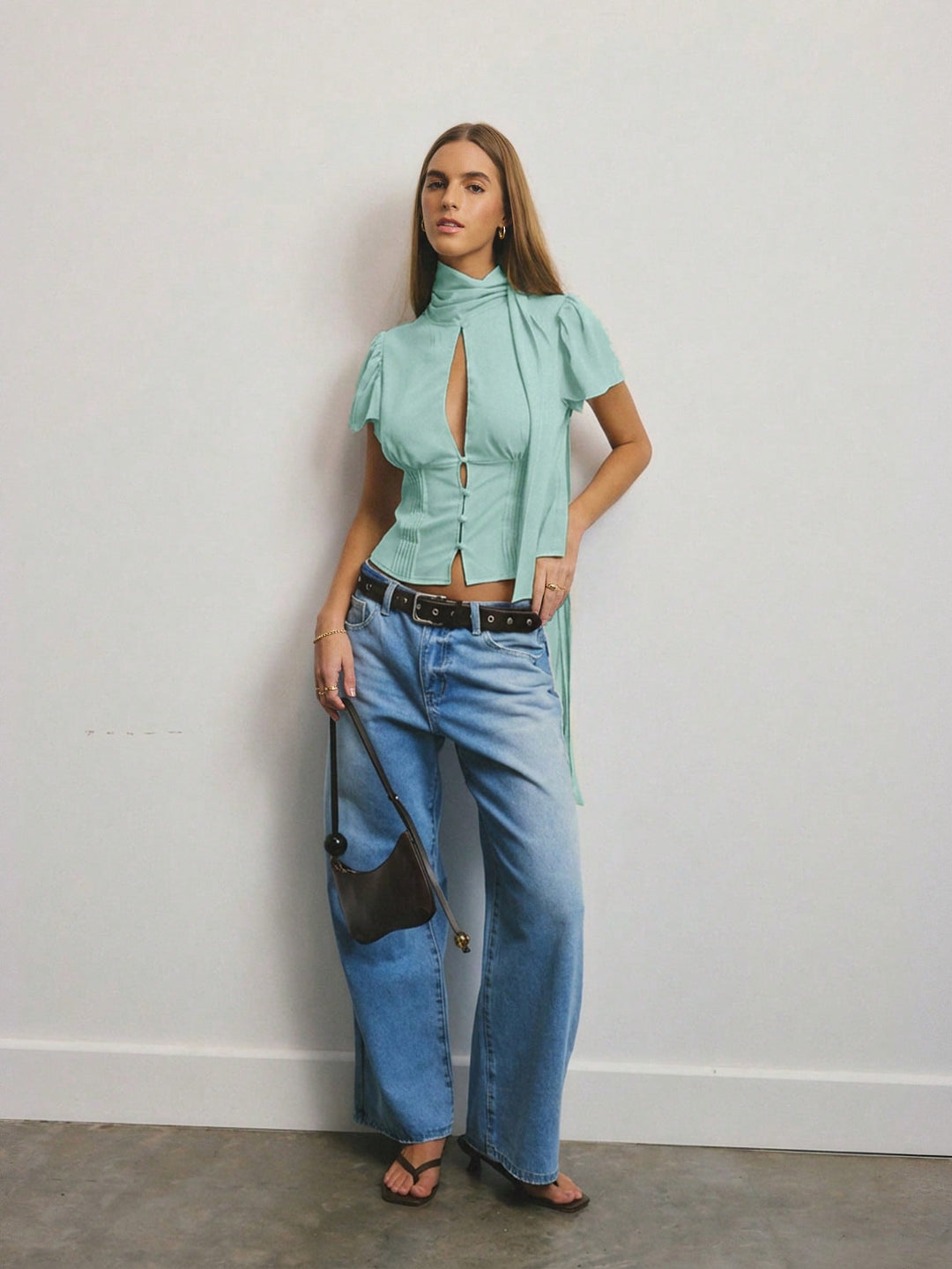 Bluza SHEIN, verde