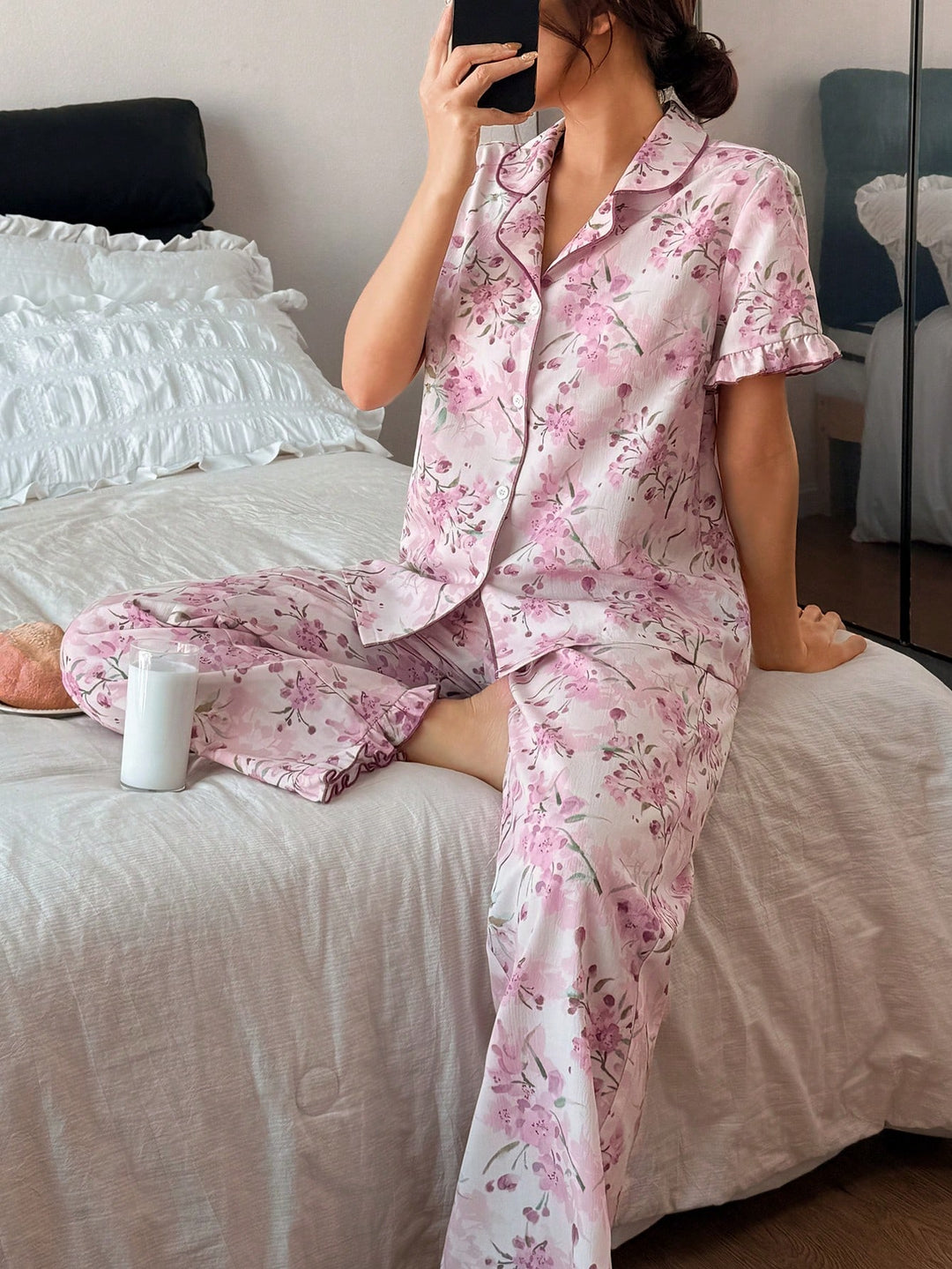 Compleu pijamale SHEIN, mix culori