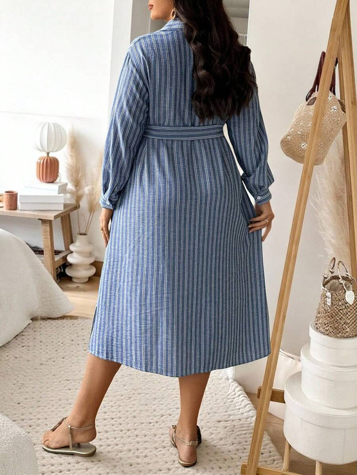 Rochie midi SHEIN, albastru