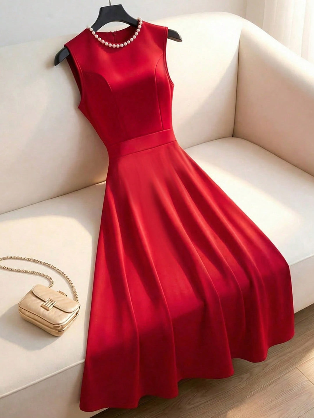 Rochie midi SHEIN, roșu