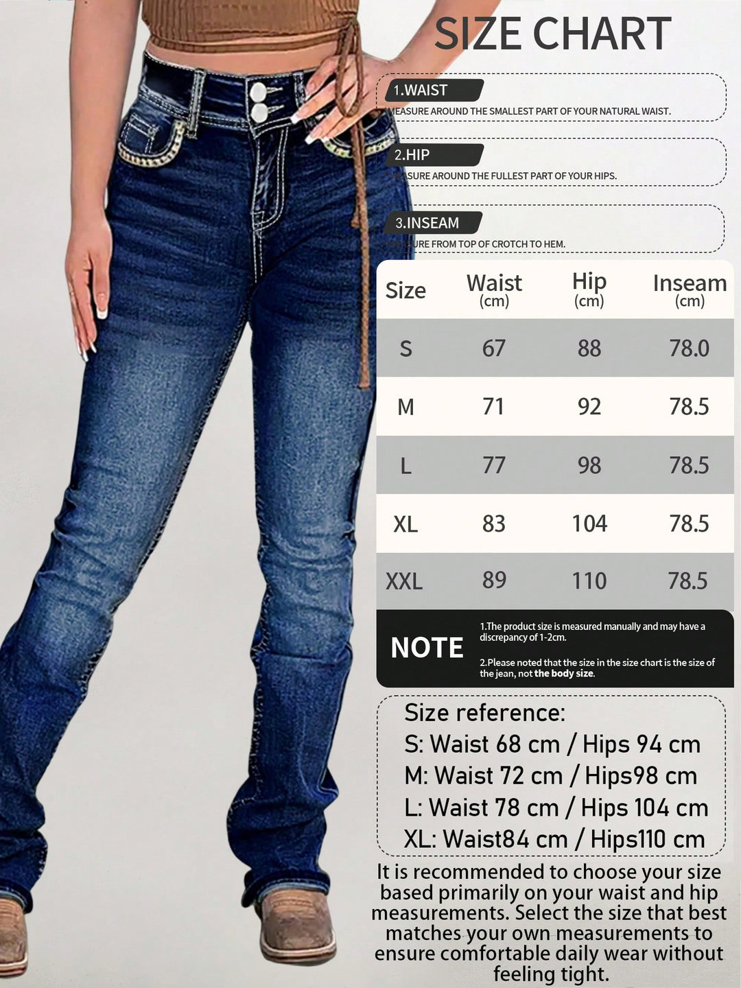 Jeans SHEIN, albastru