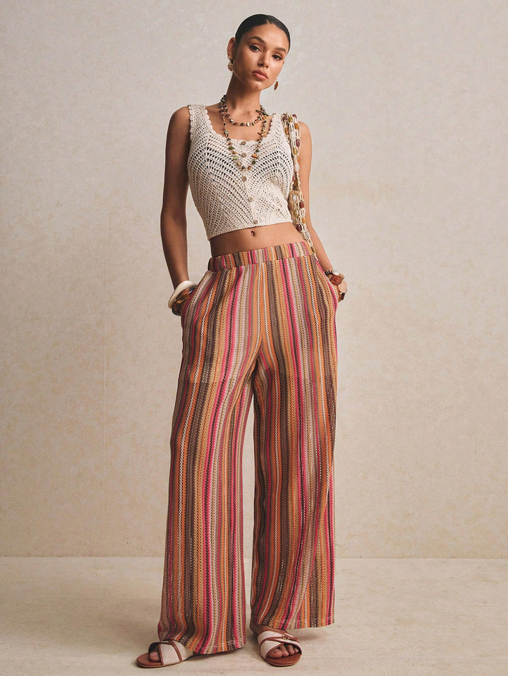 Pantaloni SHEIN, roșu