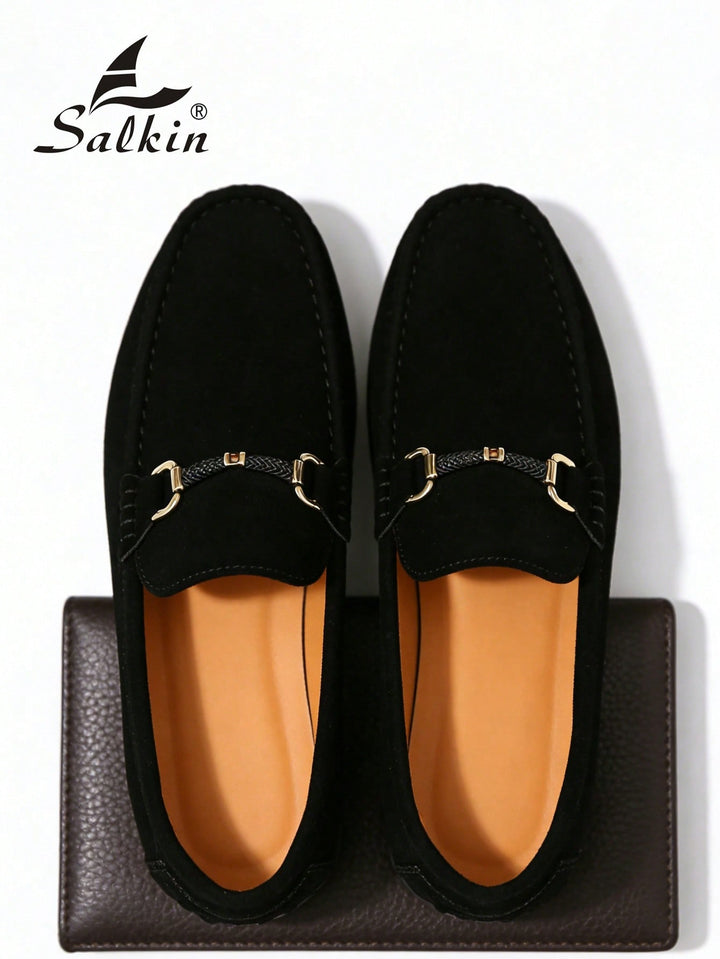 SHEIN mokaszin, fekete