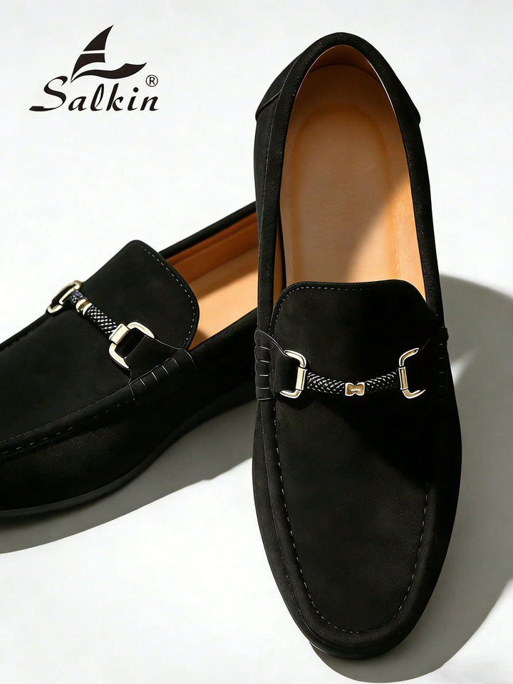 SHEIN mokaszin, fekete