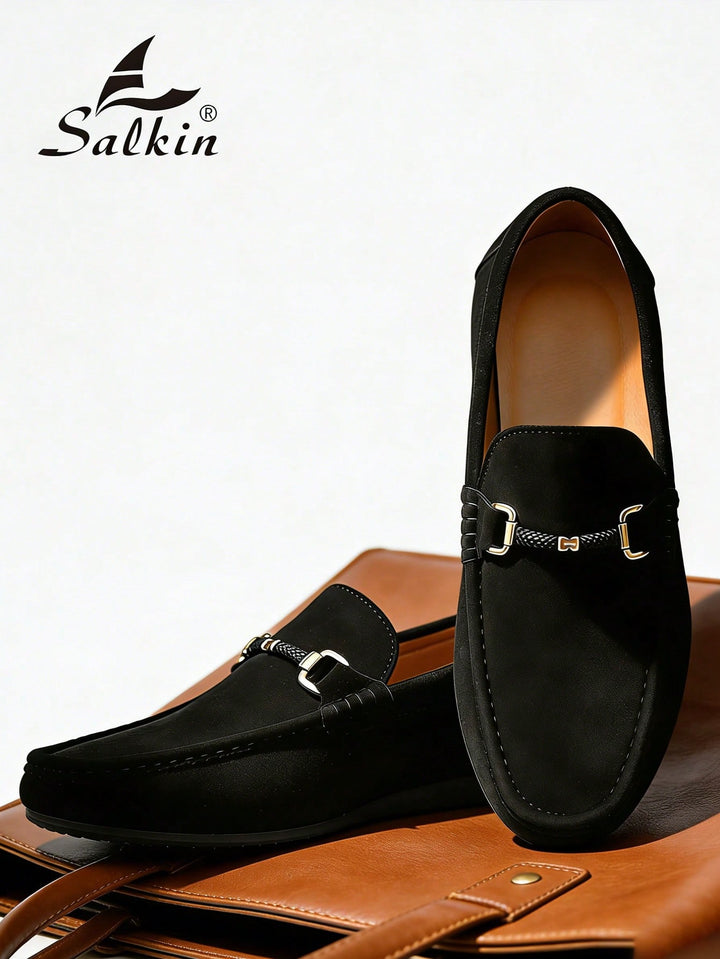 SHEIN mokaszin, fekete