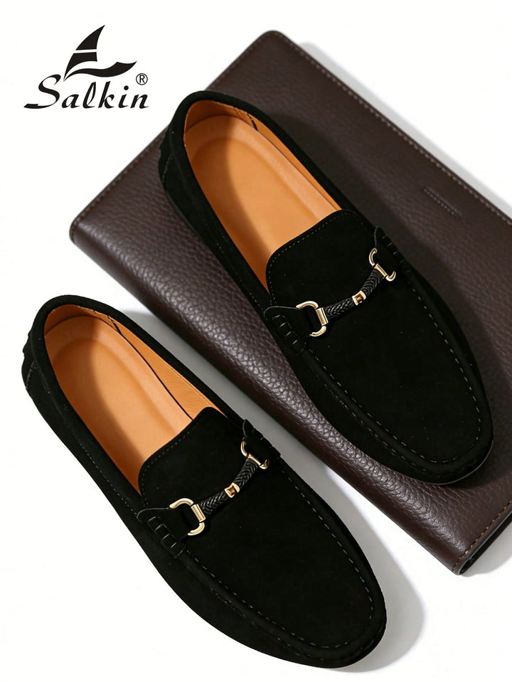 SHEIN mokaszin, fekete