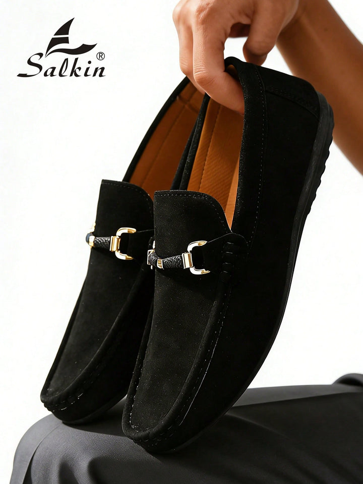 SHEIN mokaszin, fekete