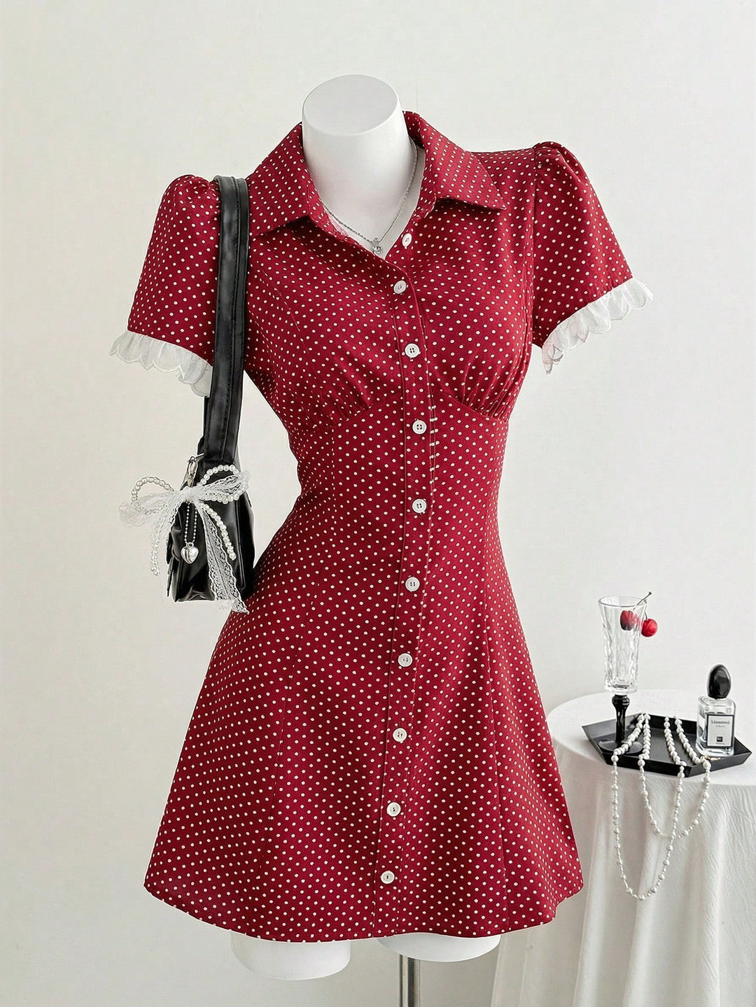 Rochie scurtă SHEIN, roșu