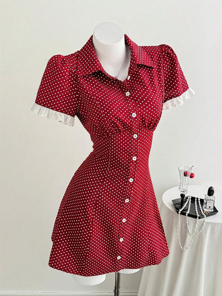 Rochie scurtă SHEIN, roșu