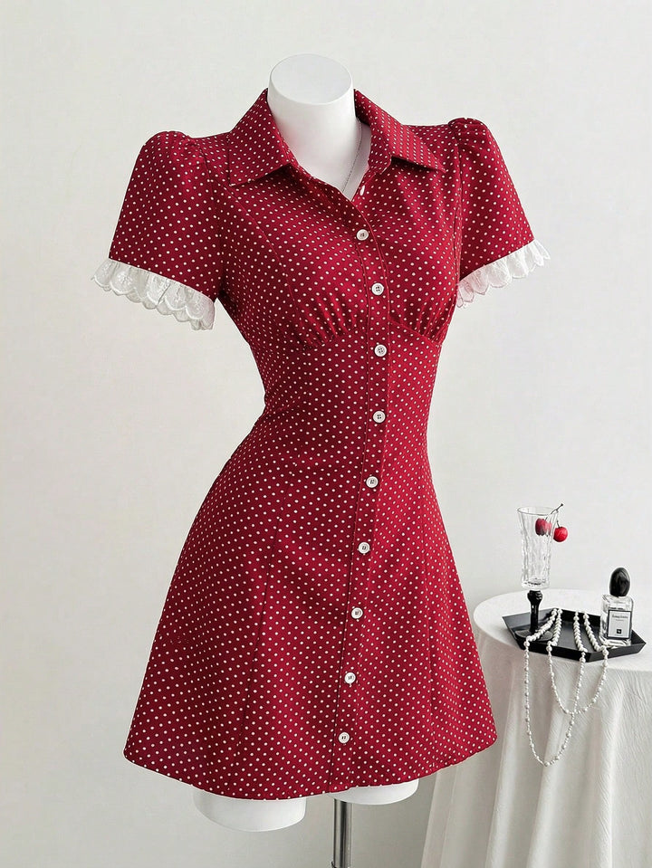 Rochie scurtă SHEIN, roșu