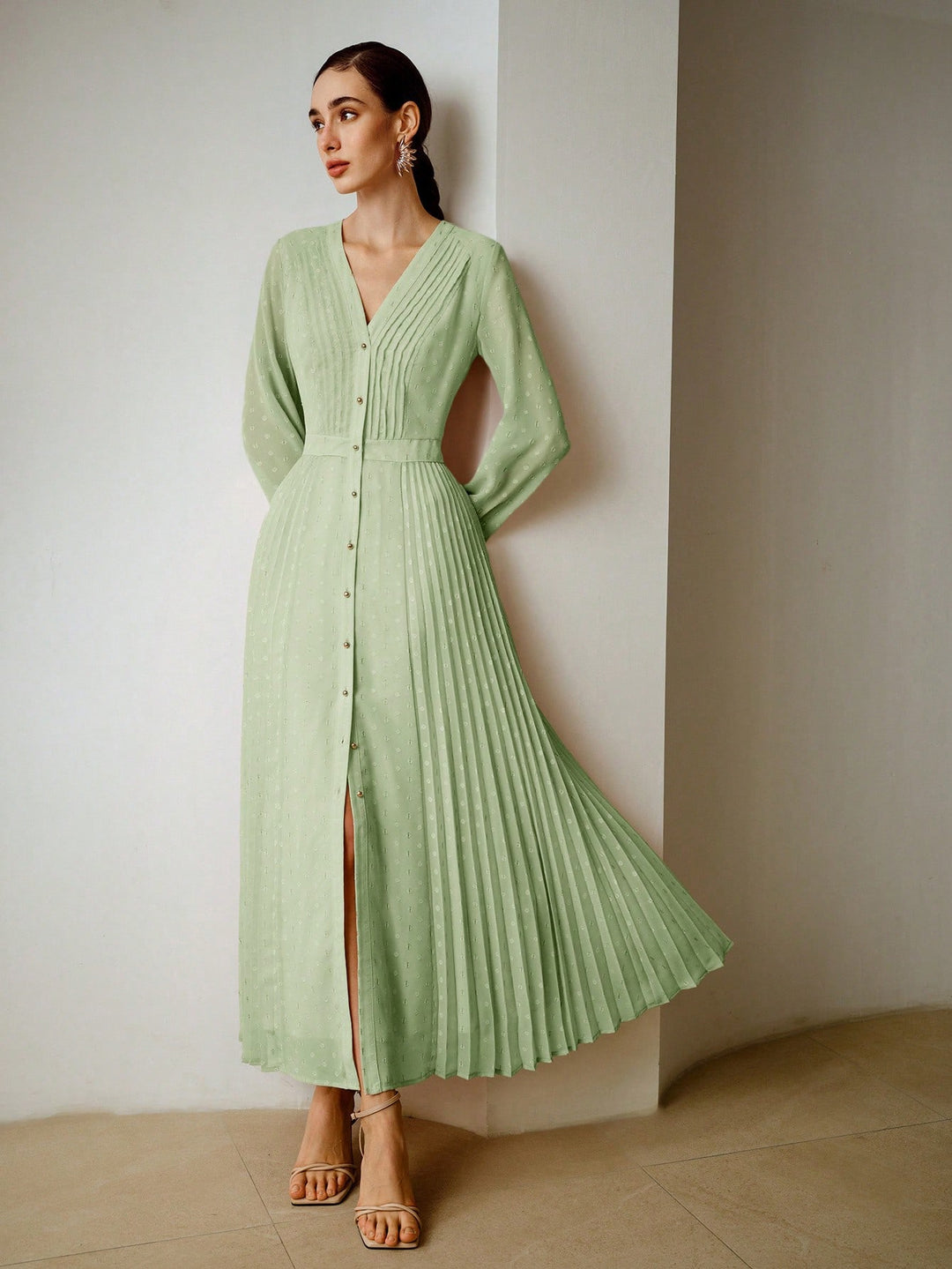 Rochie maxi SHEIN, turcoaz