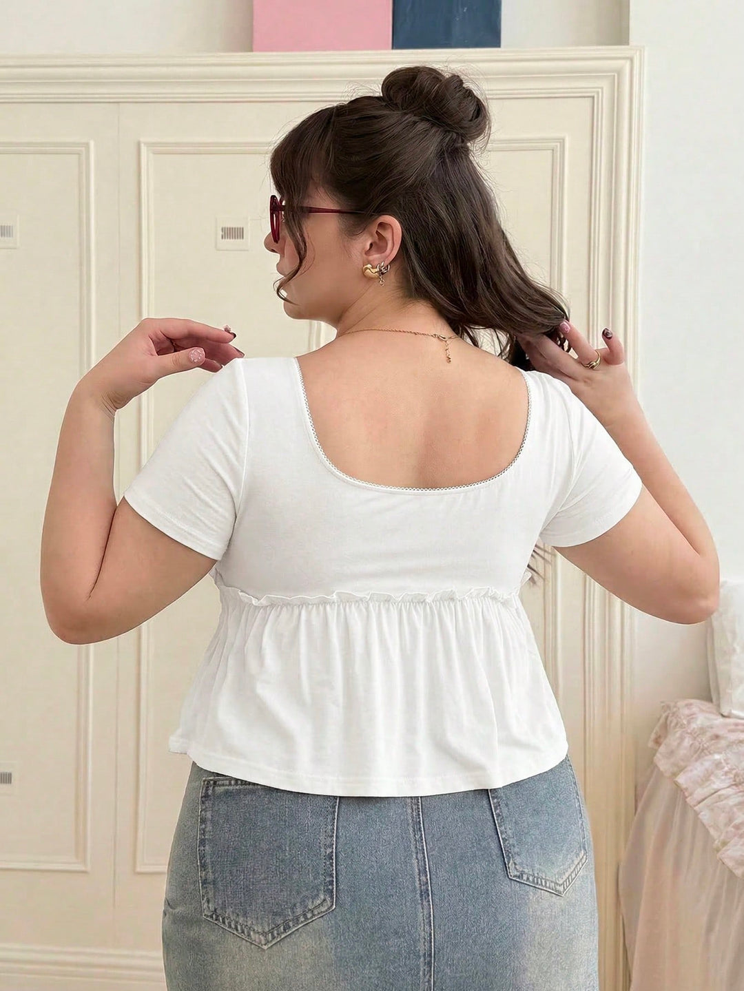Tricou SHEIN, alb