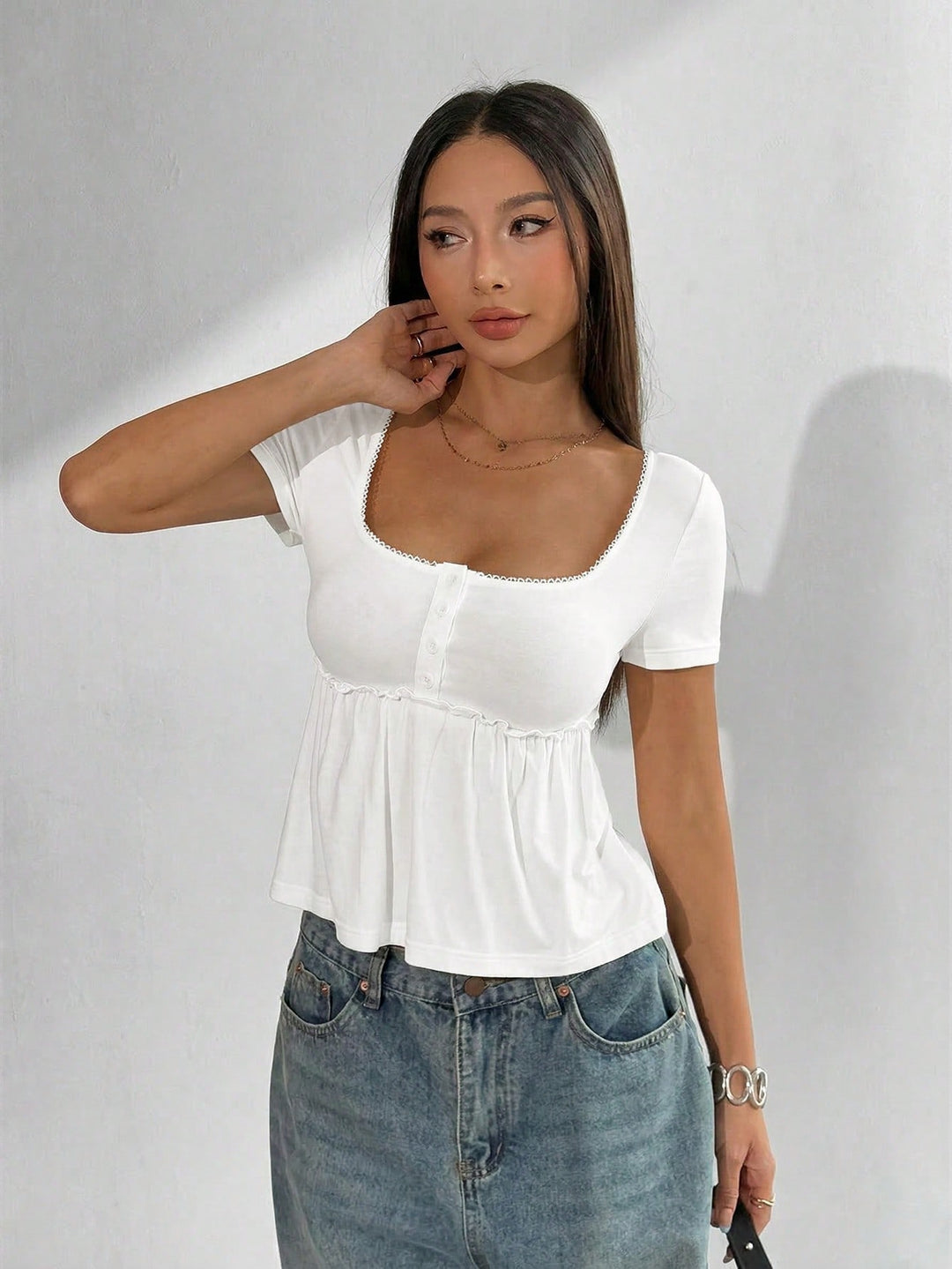 Tricou SHEIN, alb
