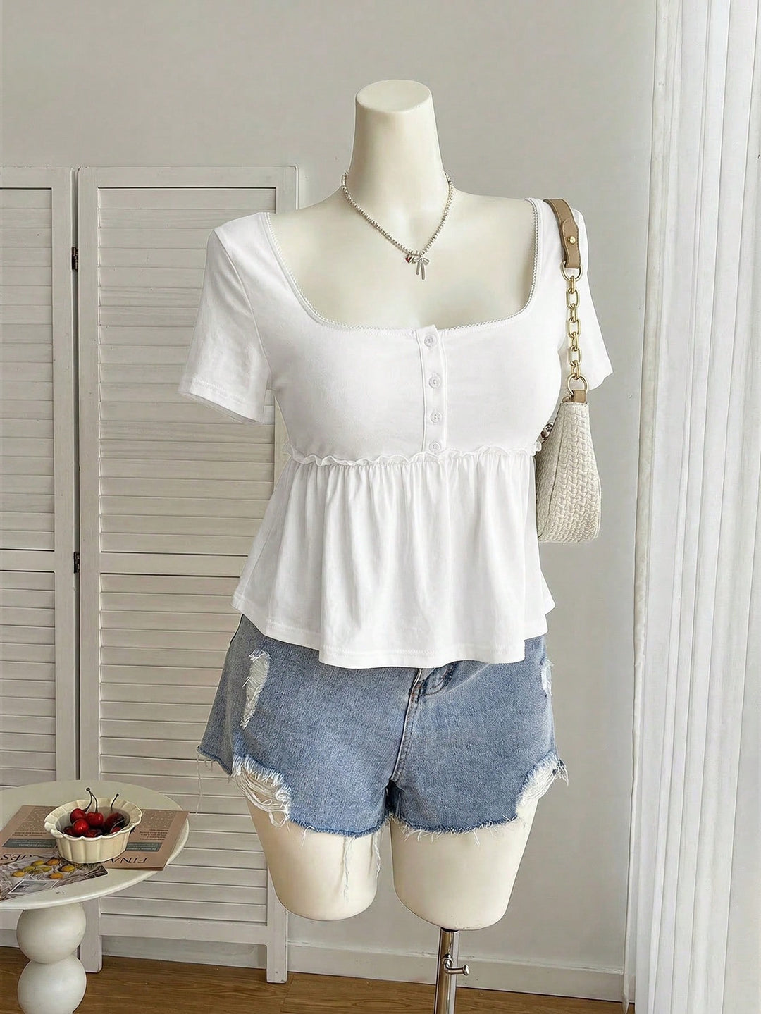 Tricou SHEIN, alb