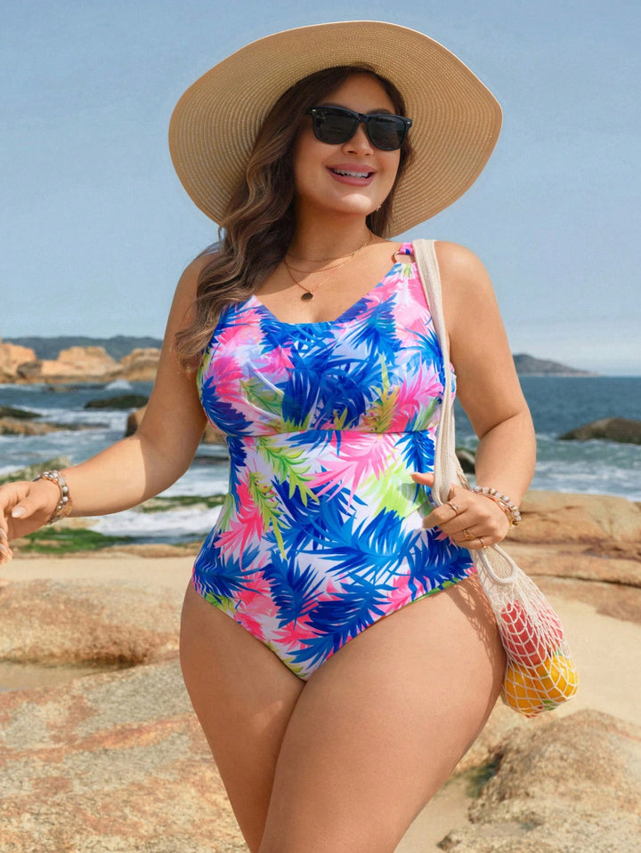 Costum de baie SHEIN, mix culori