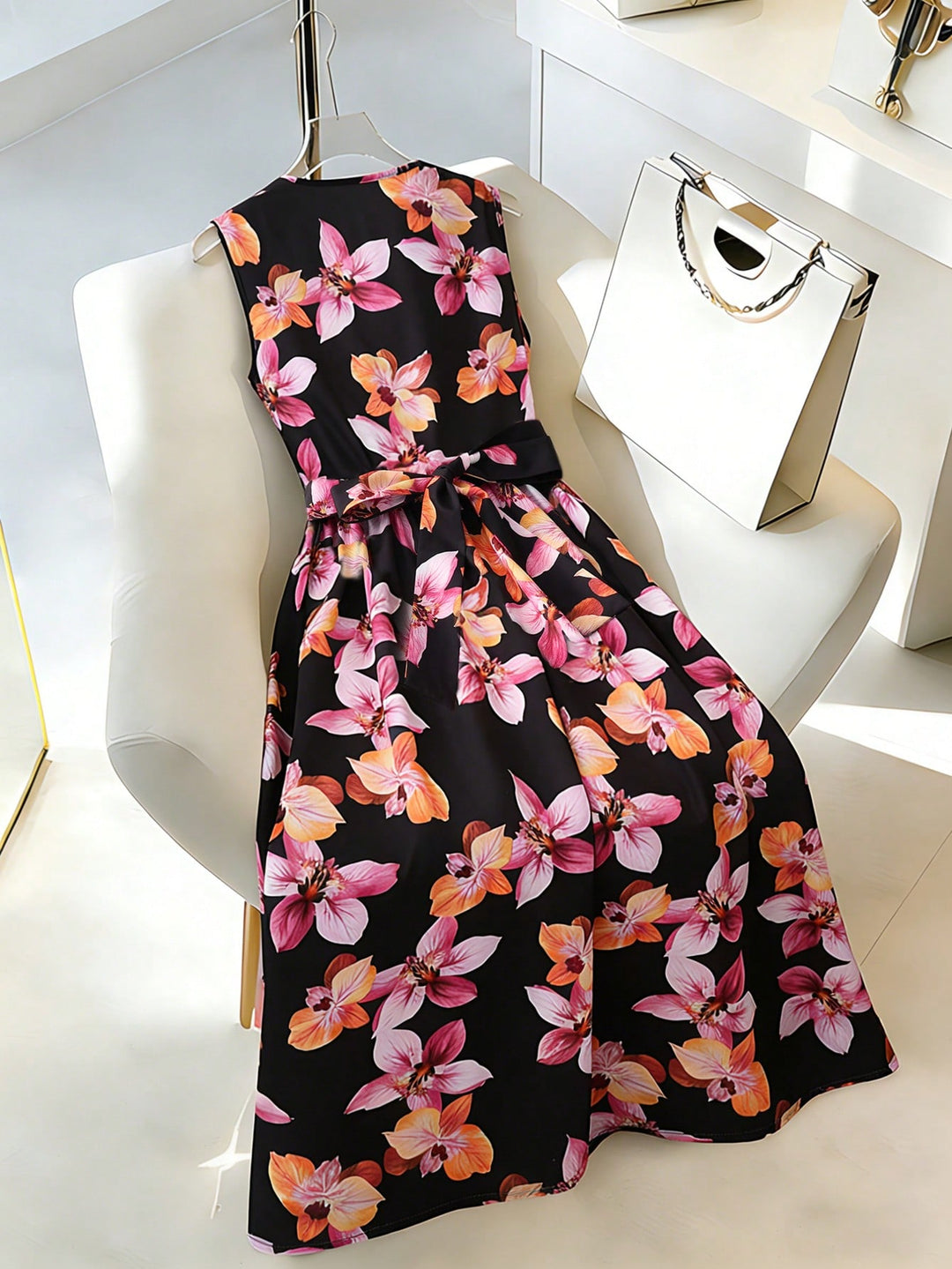 Rochie midi SHEIN, mix culori