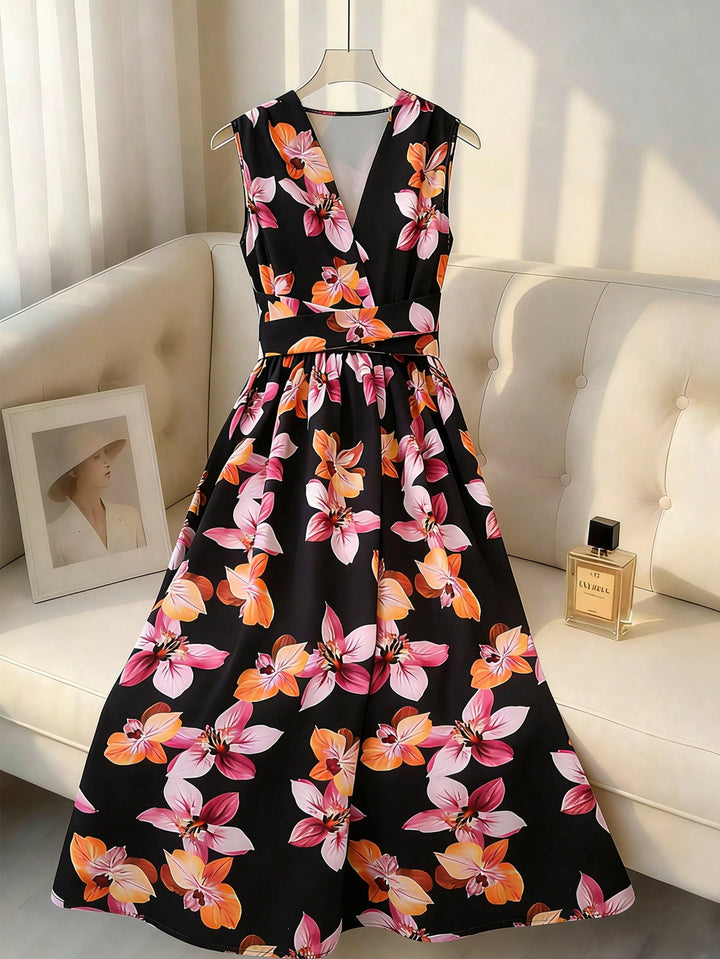Rochie midi SHEIN, mix culori