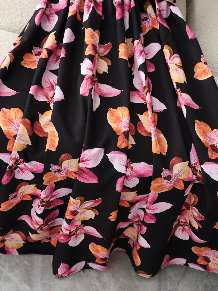 Rochie midi SHEIN, mix culori
