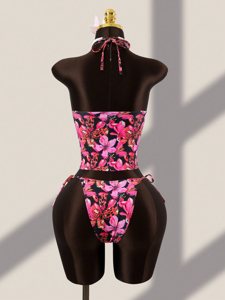 Costum de baie SHEIN, mix culori