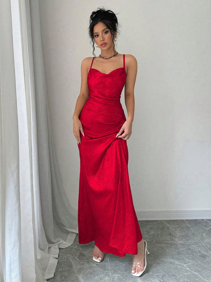 Rochie maxi SHEIN, roșu