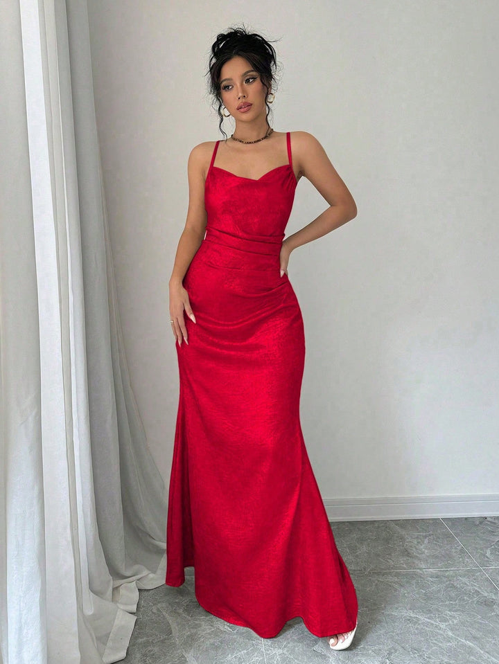 Rochie maxi SHEIN, roșu