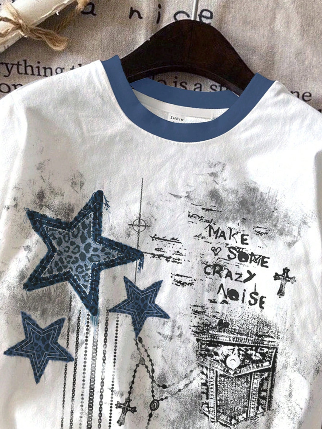 Set tricou cu pantaloni scurți SHEIN, mix culori