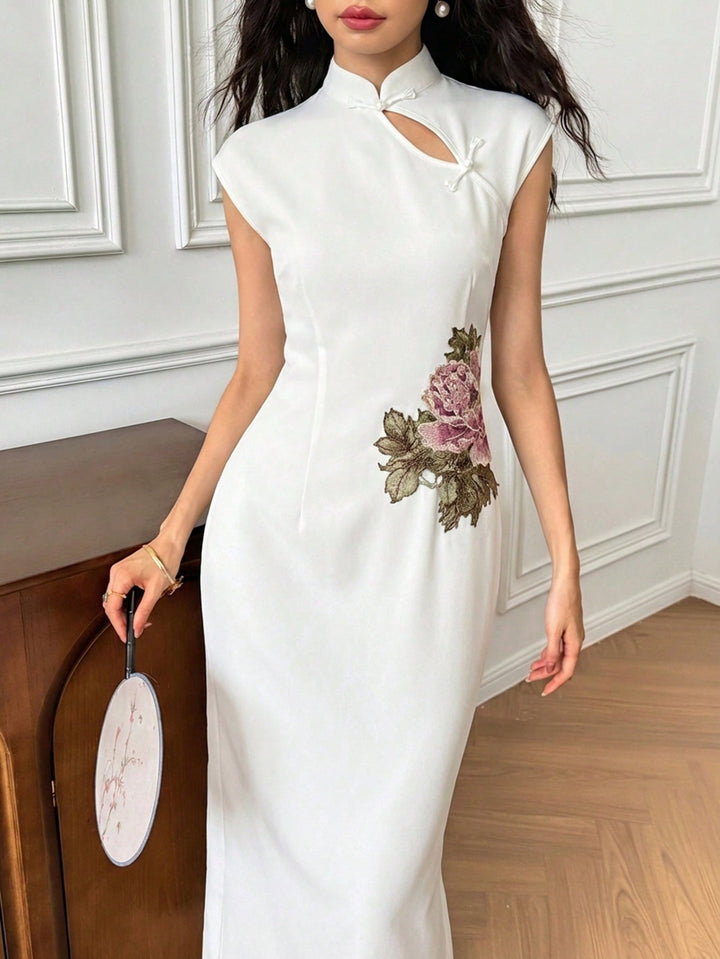 Rochie maxi SHEIN, alb