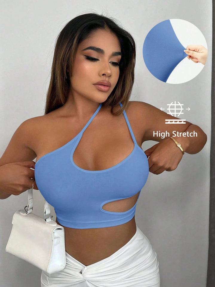 Top Shein, albastru