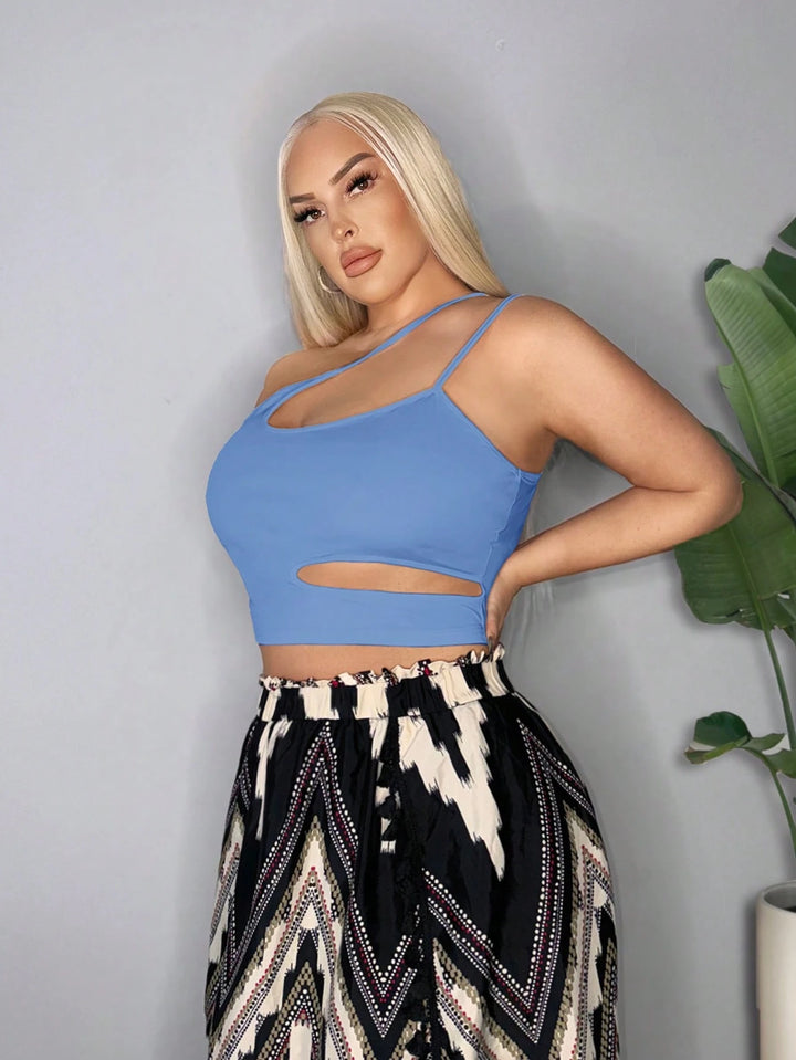 Top Shein, albastru
