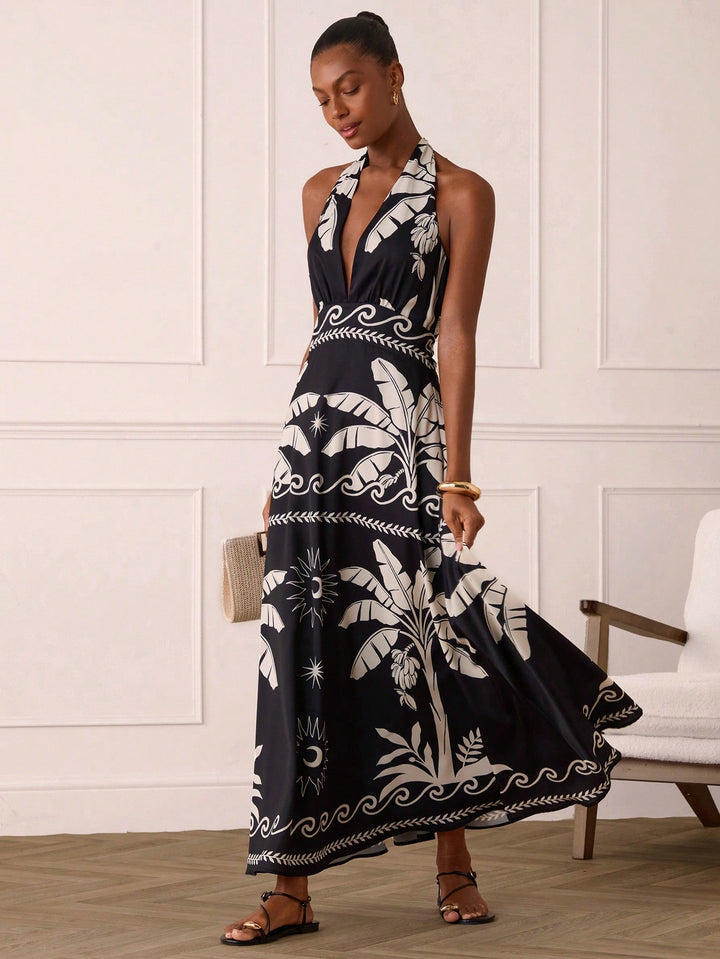 Rochie maxi SHEIN, mix culori