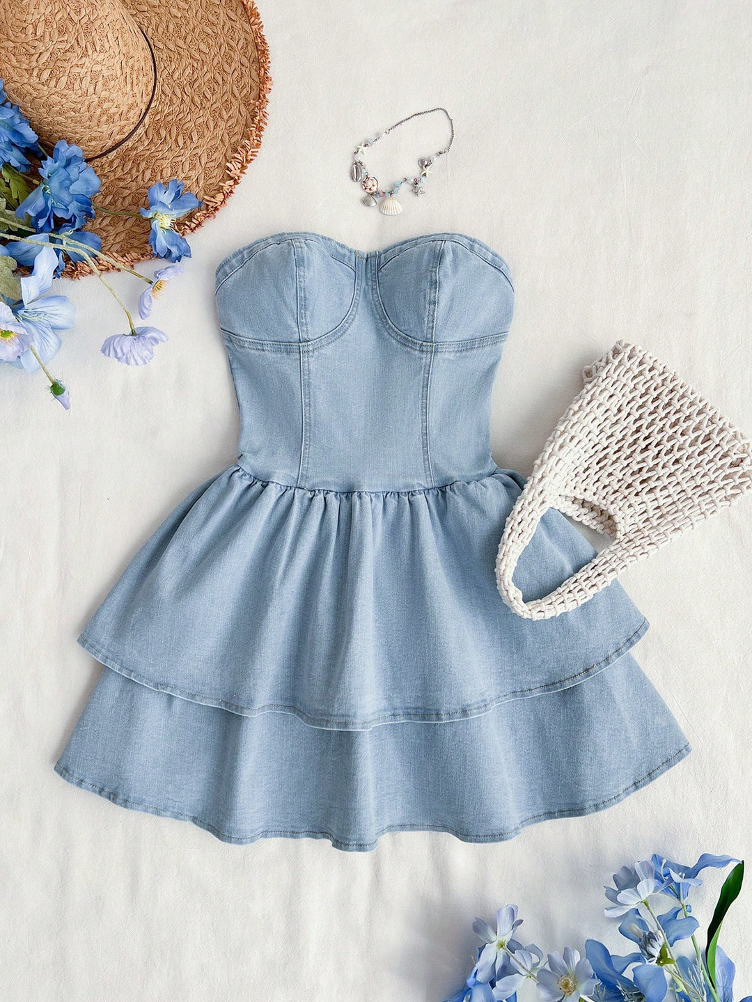 Rochie de blugi SHEIN, albastru