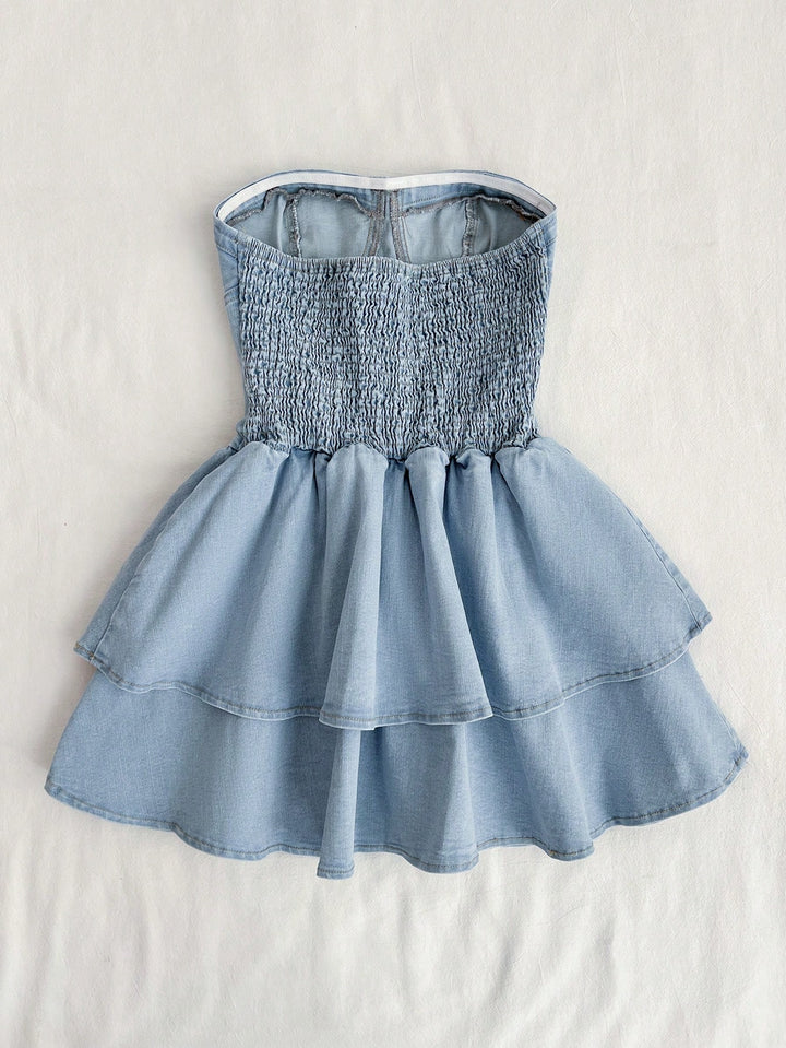 Rochie de blugi SHEIN, albastru