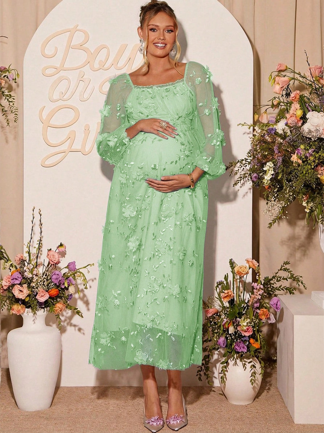 Rochie SHEIN, verde