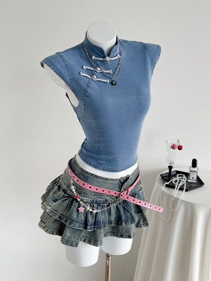 Top SHEIN, albastru