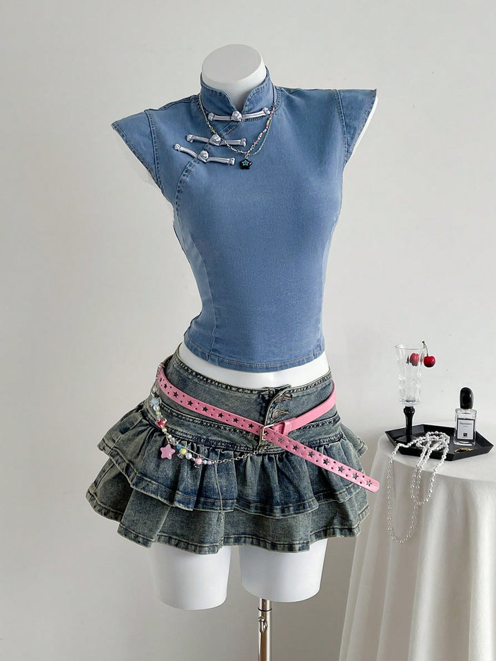 Top SHEIN, albastru