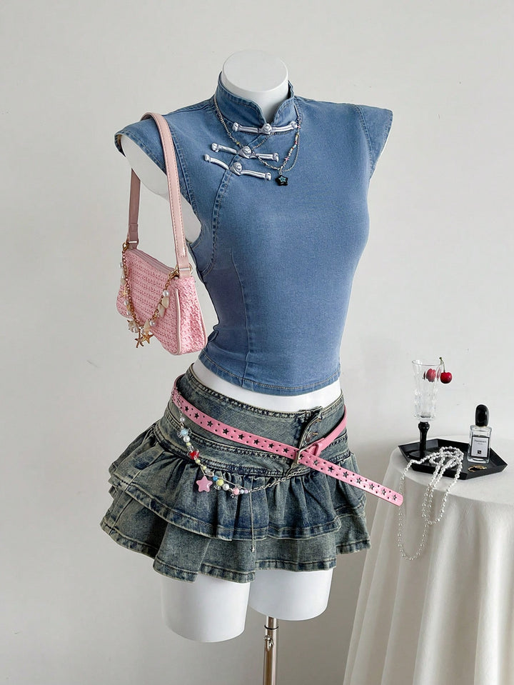 Top SHEIN, albastru