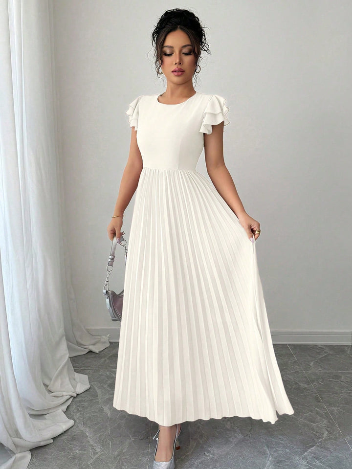 Rochie maxi SHEIN, bej