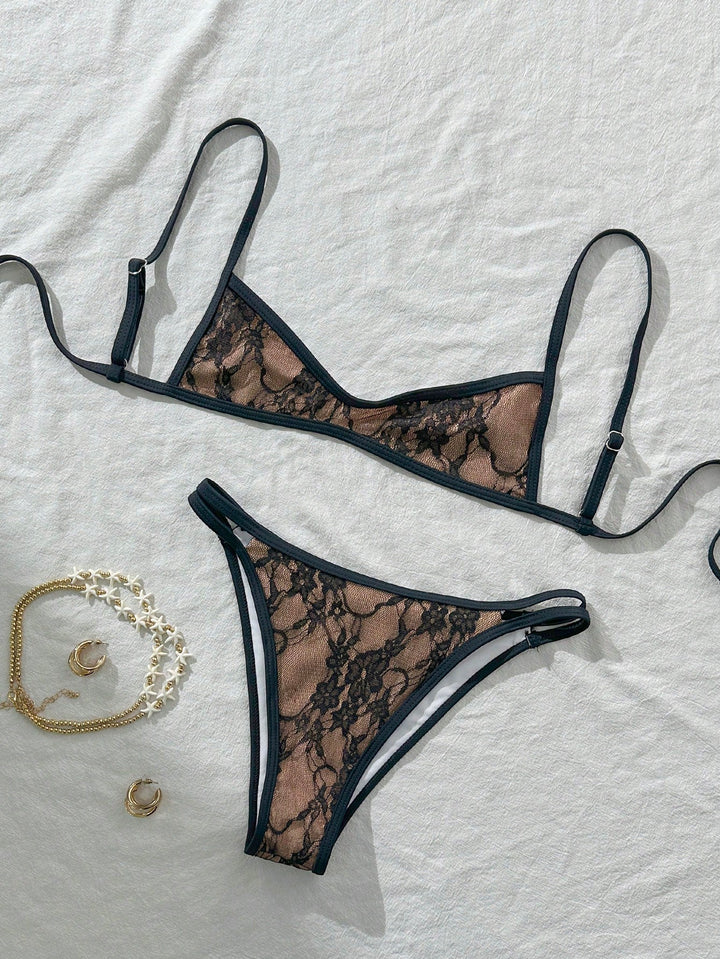 Set bikini SHEIN, negru