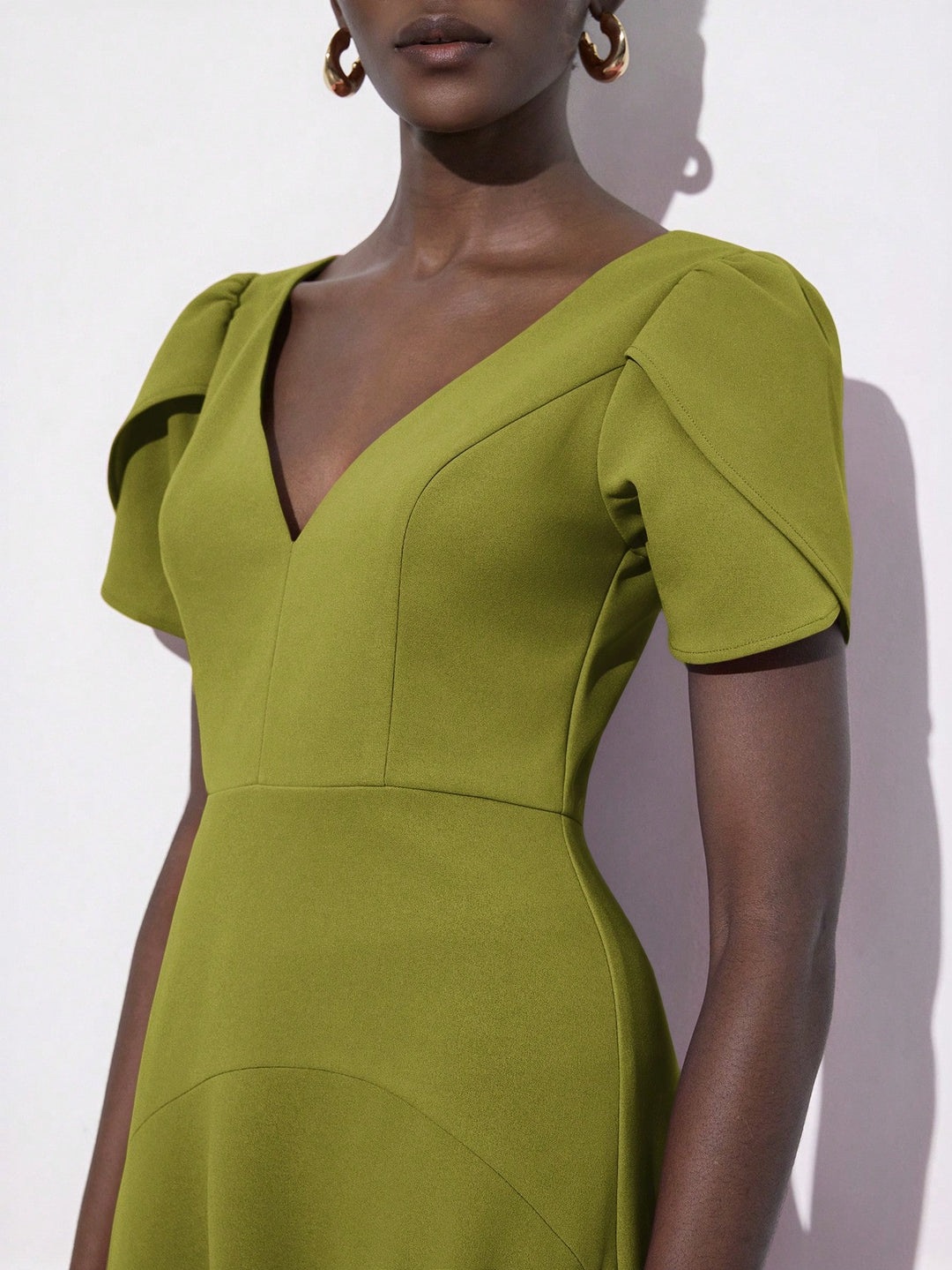 Rochie maxi SHEIN, verde