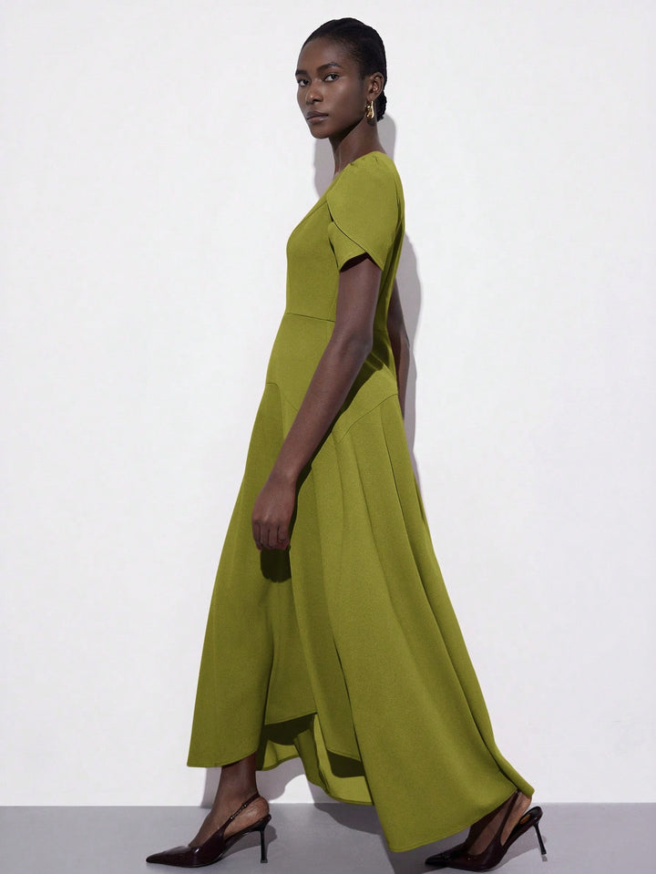 Rochie maxi SHEIN, verde