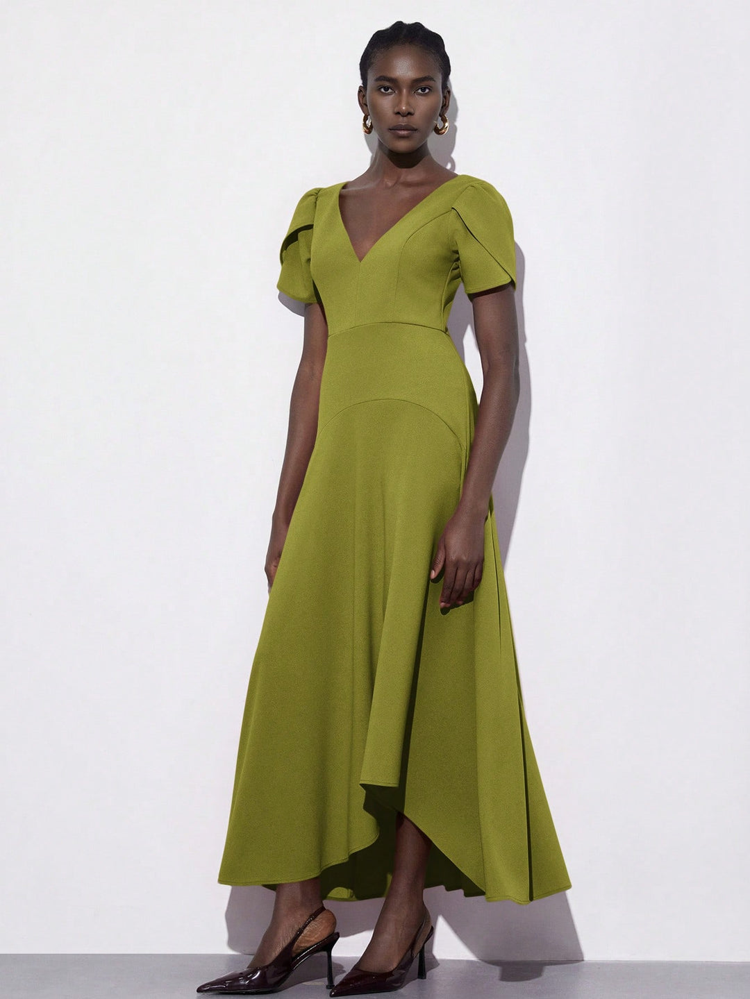 Rochie maxi SHEIN, verde