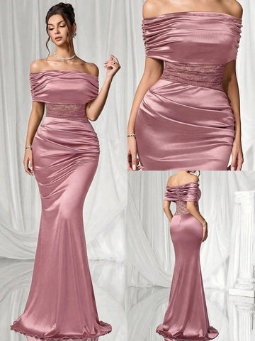 Rochie de ocazie SHEIN, roz