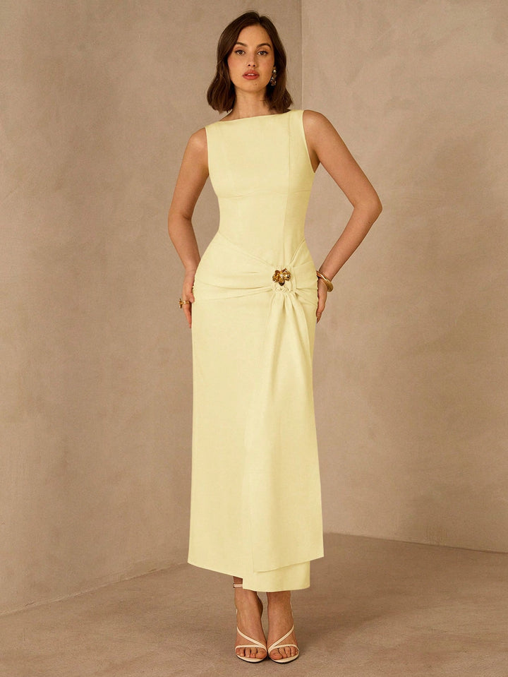 Rochie maxi SHEIN, galben