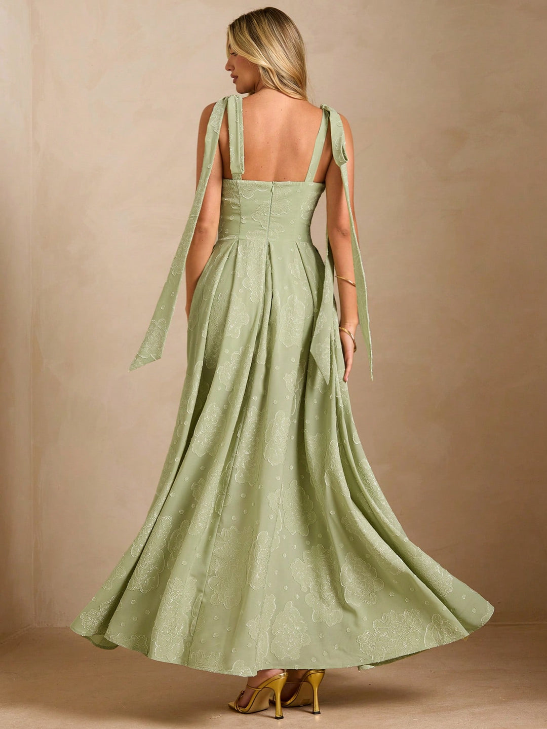 Rochie maxi SHEIN, verde