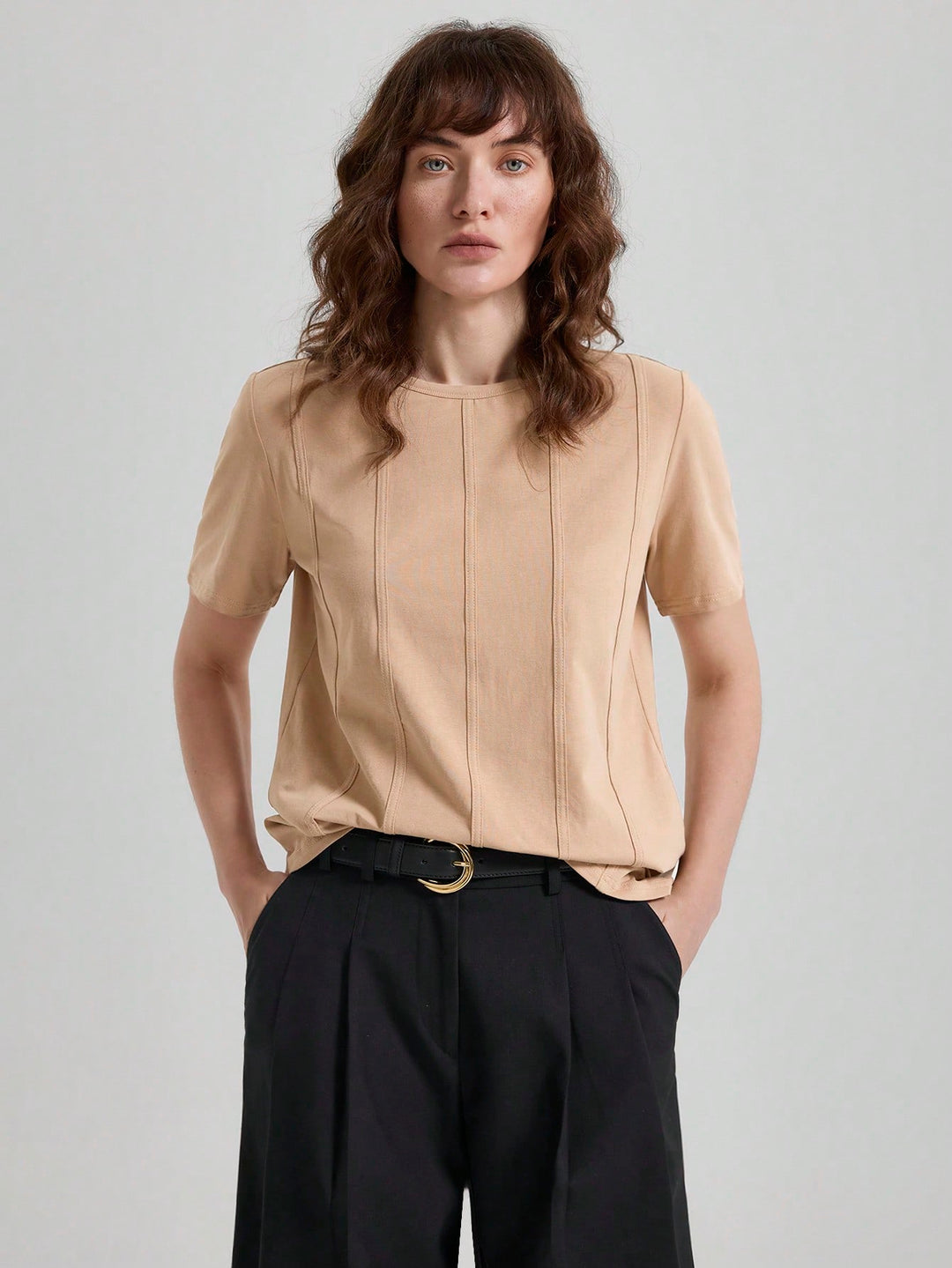 Tricou SHEIN, kaki